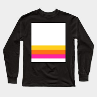 yellow orange pink short (light) Long Sleeve T-Shirt